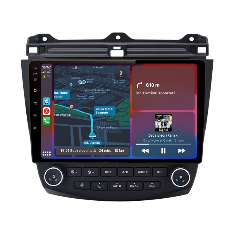 Navigatie Honda Accord (2003-2008), Ecran 10 inch, 1GB RAM 32GB [1]