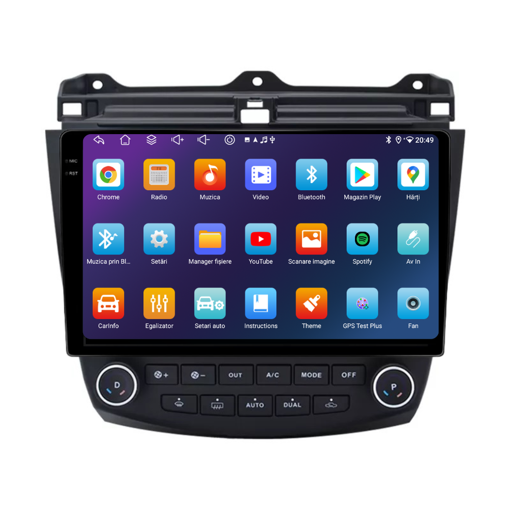 Navigatie Honda Accord (2003-2008), Ecran 10 inch, 4GB RAM 64GB, 8-core [4]