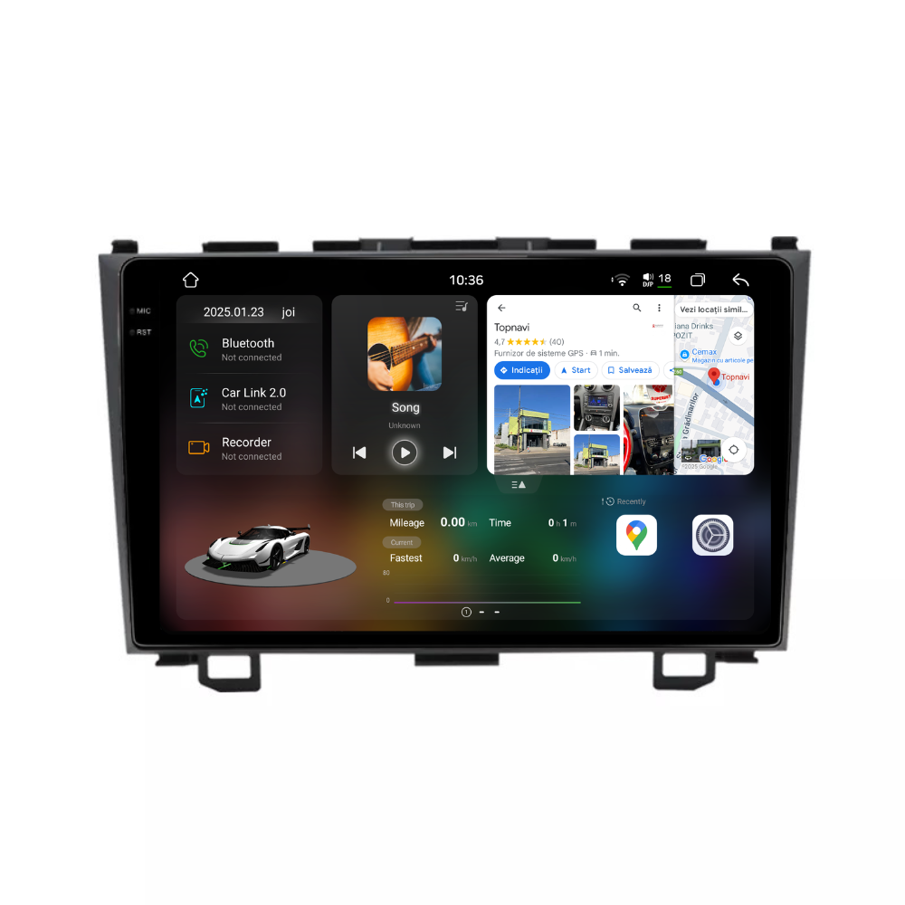 Navigatie Honda CRV (2008-2011), Ecran 9 inch 2K, 12GB RAM 256GB, 8-core [1]