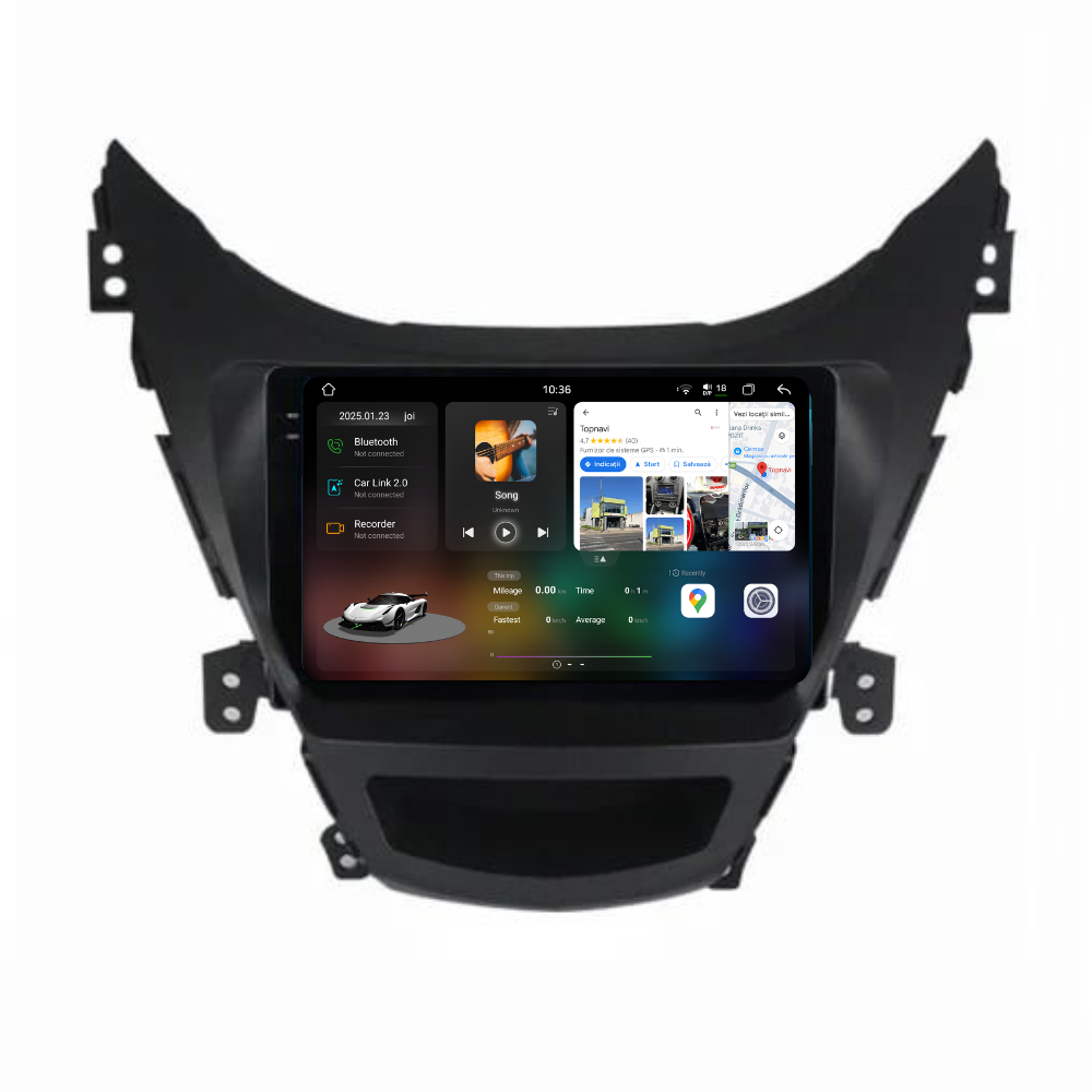 Navigatie Hyundai Elantra (2010-2016), Ecran 9 inch 2K, 12GB RAM 256GB, 8-core [1]