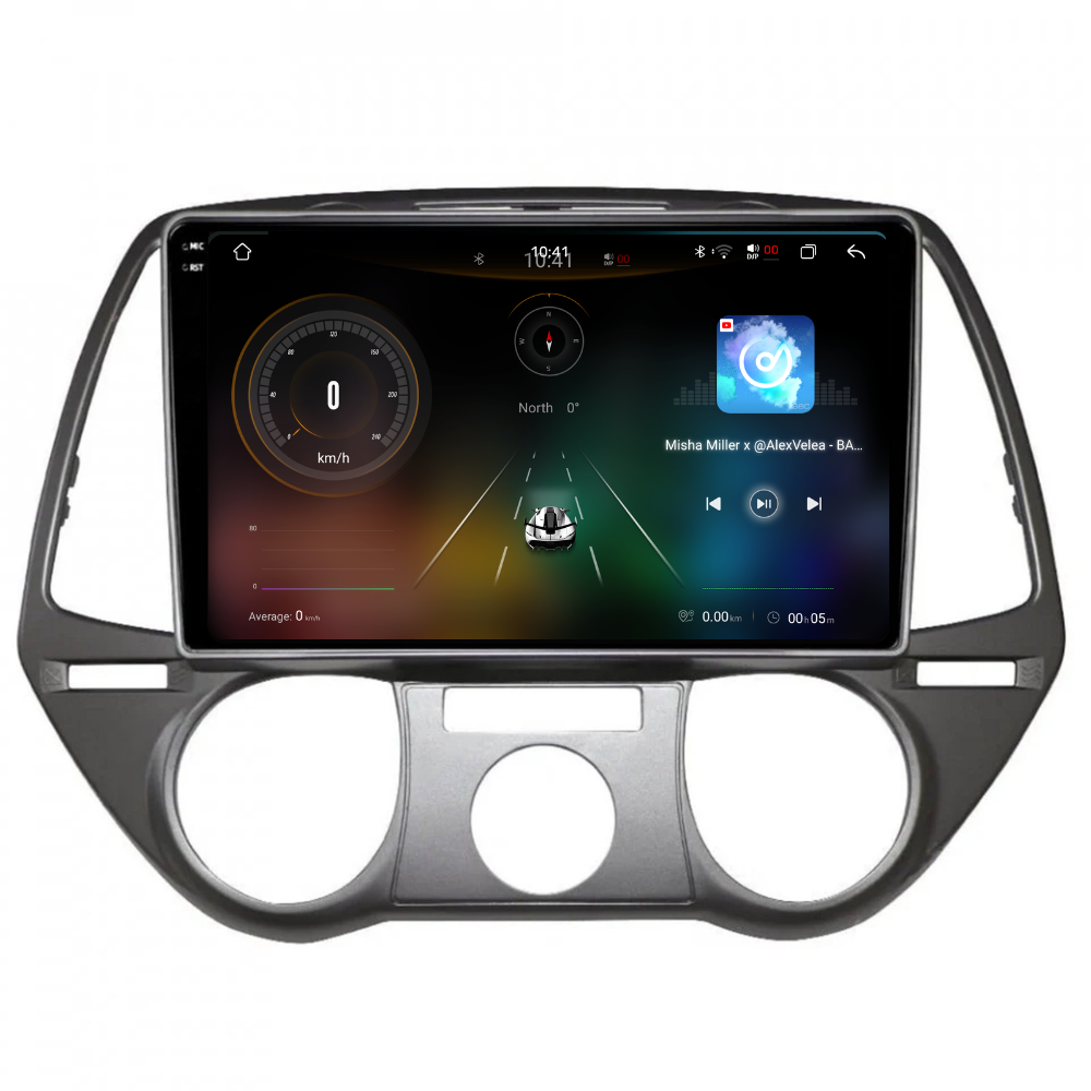 Navigatie Hyundai I20 (2008-2014), Ecran 9 inch 2K, 12GB RAM 256GB, 8-core [3]