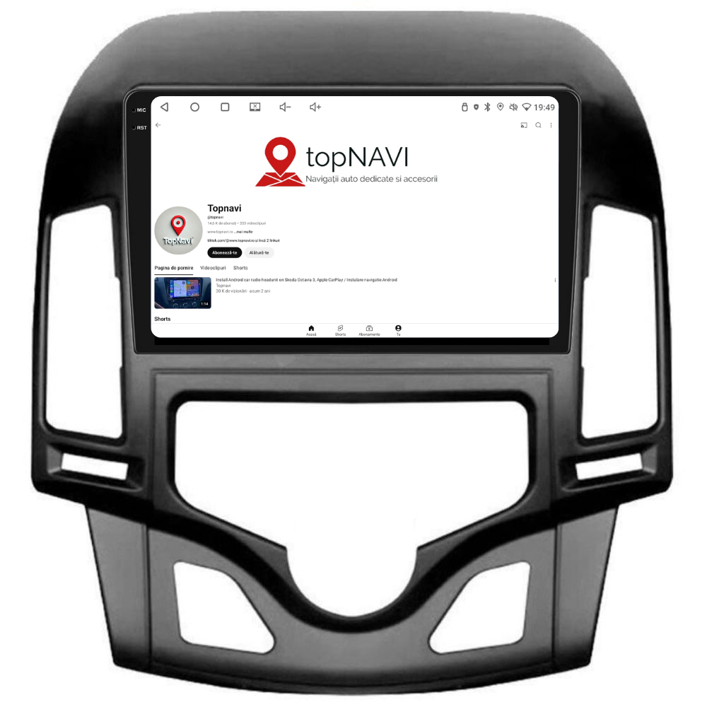 Navigatie Hyundai i30 (2007-2012), Ecran 9 inch 2K, 12GB 256GB, 8-core, clima manuala [4]