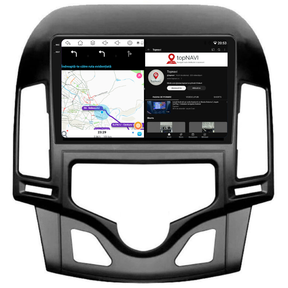 Navigatie Hyundai i30 (2007-2012), Ecran 9 inch, 4GB 64GB, 4-core [2]