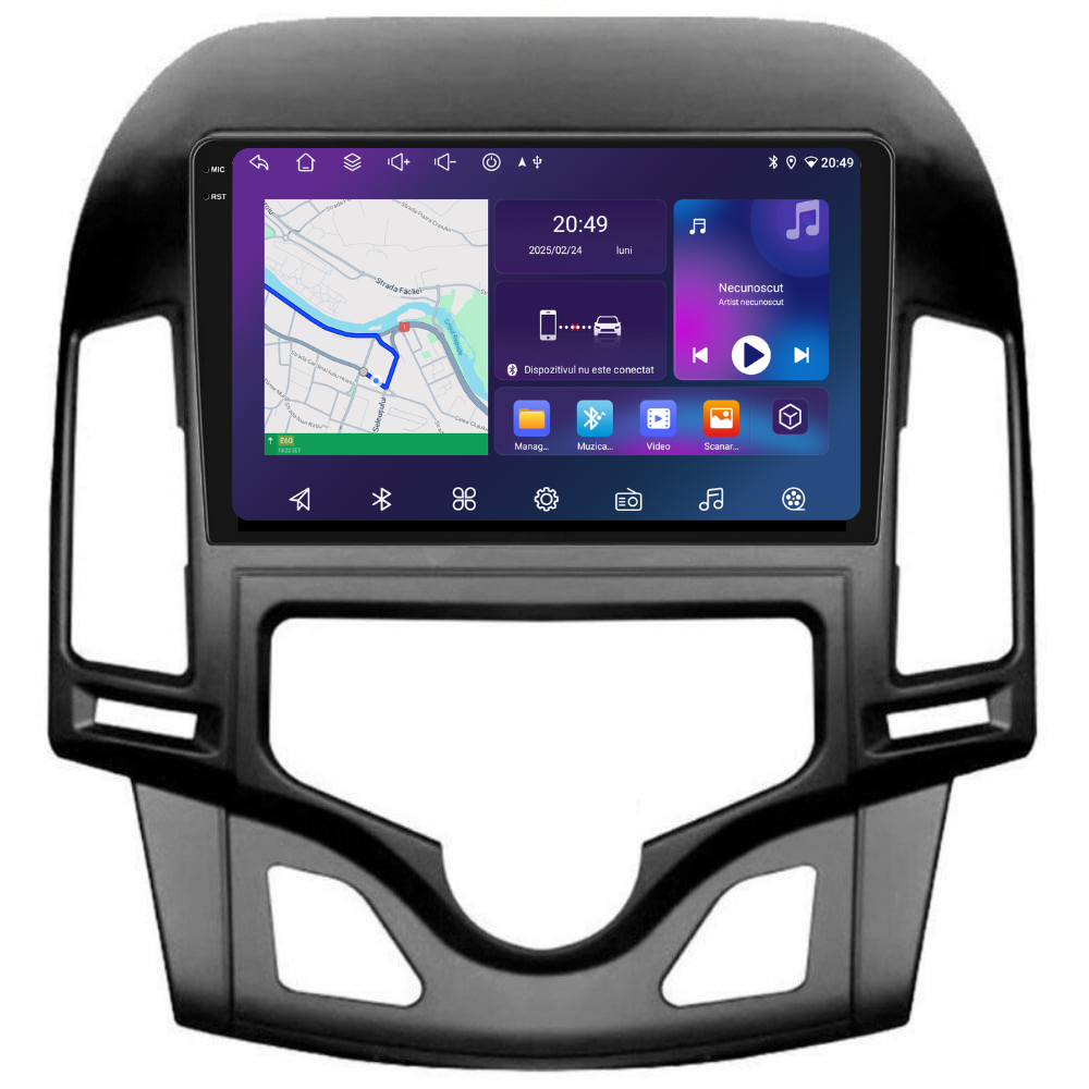 Navigatie Hyundai i30 (2007-2012), Ecran 9 inch, 4GB 64GB, 8-core [4]