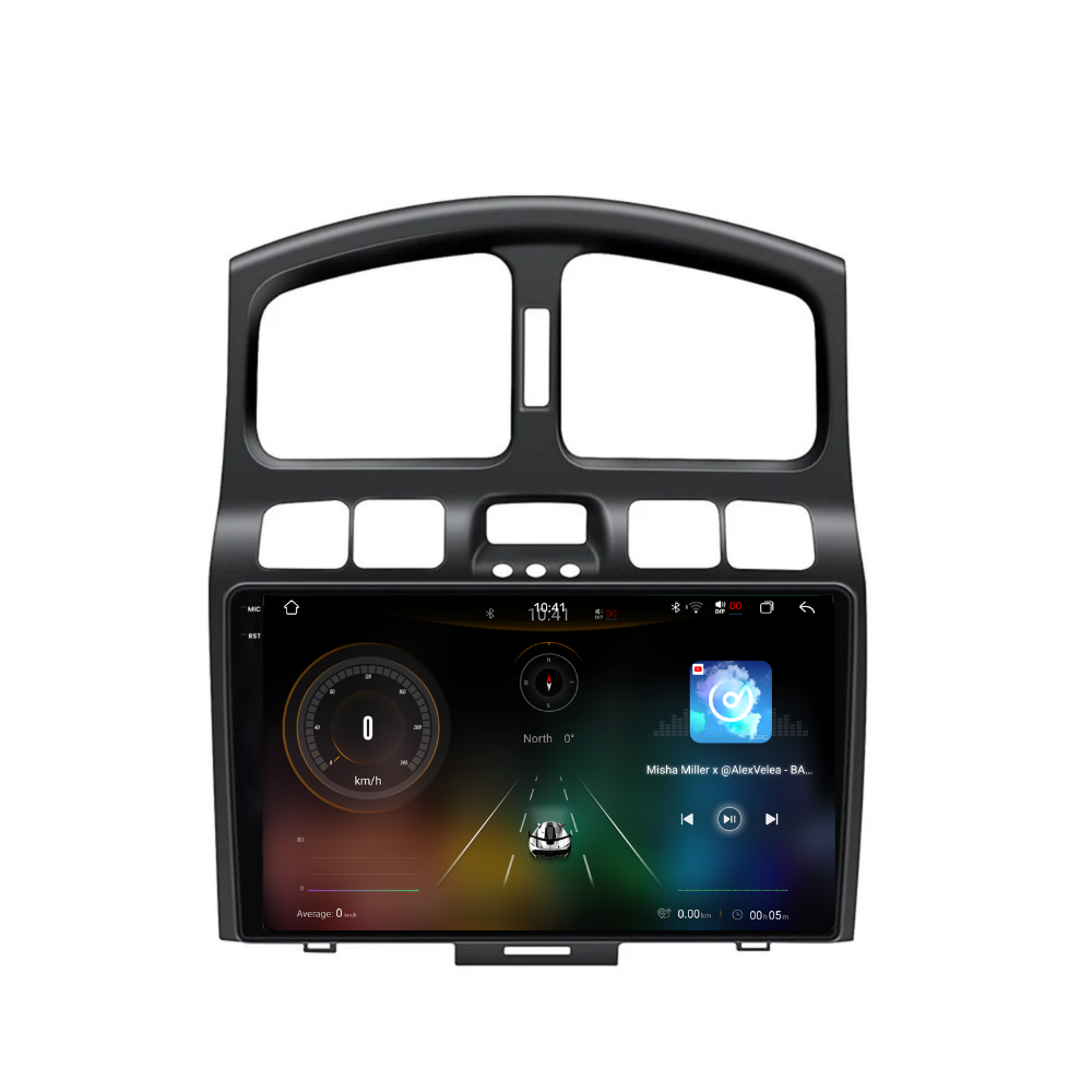Navigatie Hyundai Santa Fe (2000-2006), Ecran 9 inch 2K, 12GB 256GB, 8-core [2]