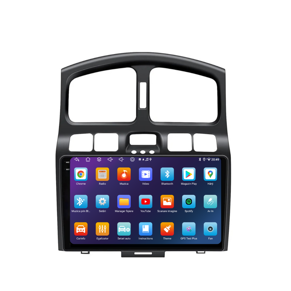 Navigatie Hyundai Santa Fe (2000-2006), Ecran 9 inch, 4GB 64GB, 8-core [5]
