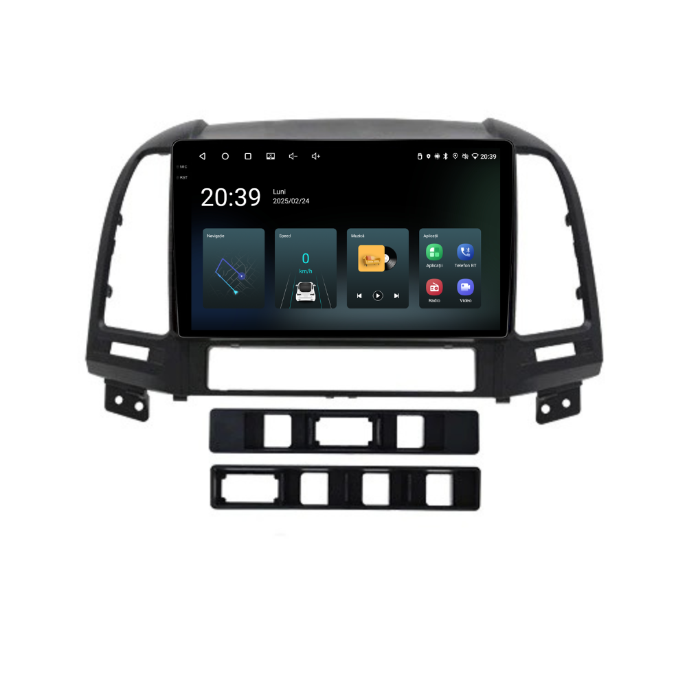 Navigatie Hyundai Santa Fe (2006-2013), Ecran 9 inch, 4GB 64GB, 4-core [2]