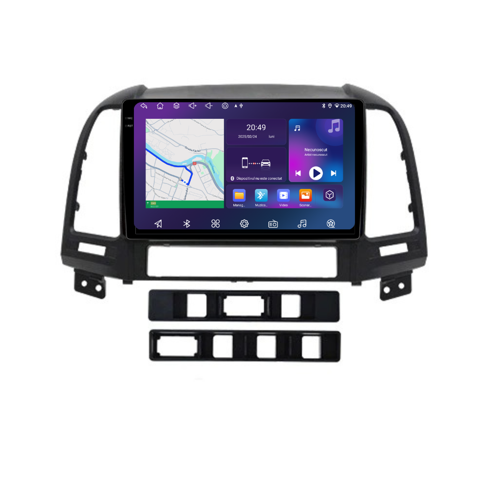 Navigatie Hyundai Santa Fe (2006-2013), Ecran 9 inch, 6GB 128GB, 8-core [1]