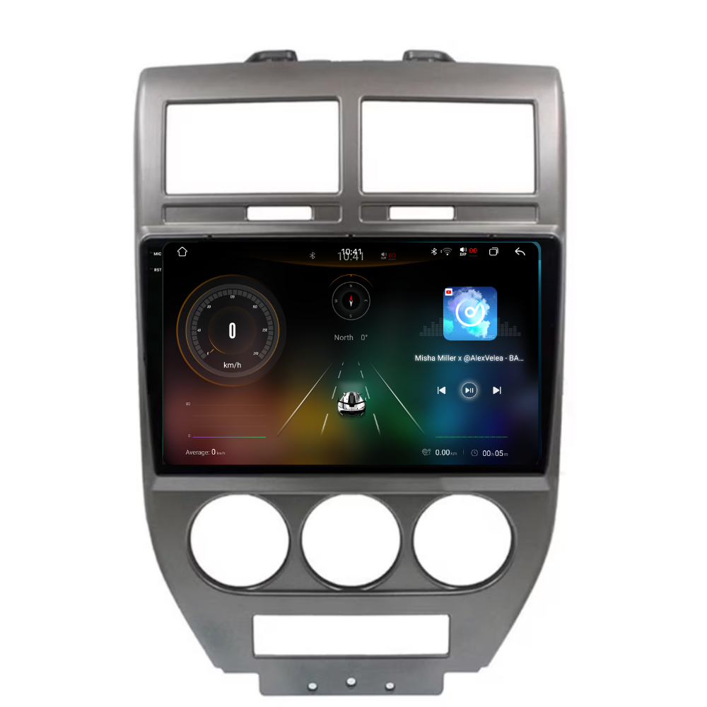 Navigatie Jeep Compass (2006-2010), Ecran 9 inch 2K, 12GB RAM 256GB, 8-core [3]