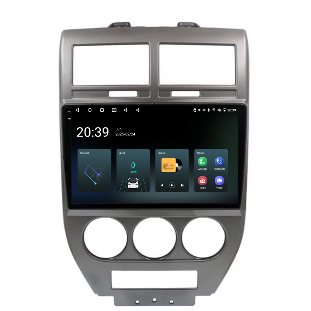 Navigatie Jeep Compass (2006-2010), Ecran 9 inch, 4GB RAM 64GB, 4-core [4]