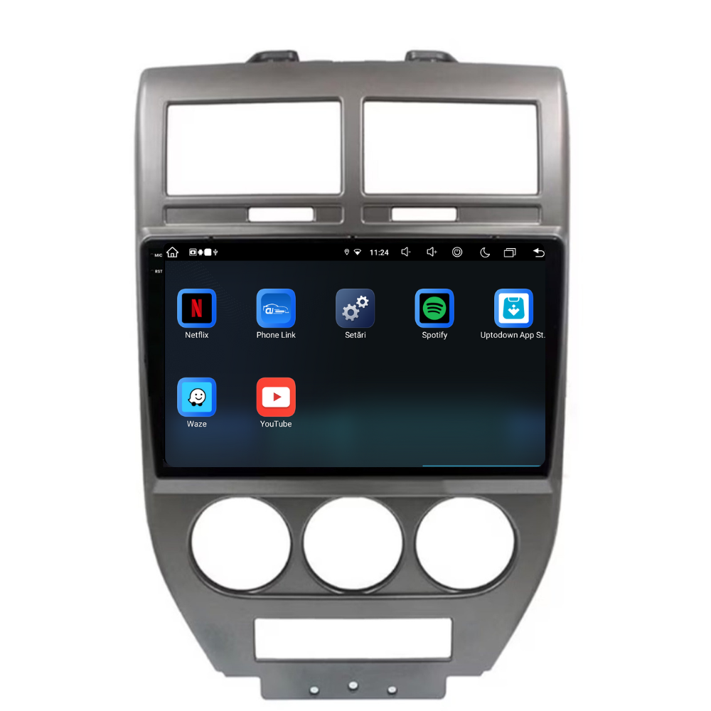 Navigatie Jeep Compass (2006-2010), Ecran 9 inch, 8GB RAM 256GB, 8-core [6]