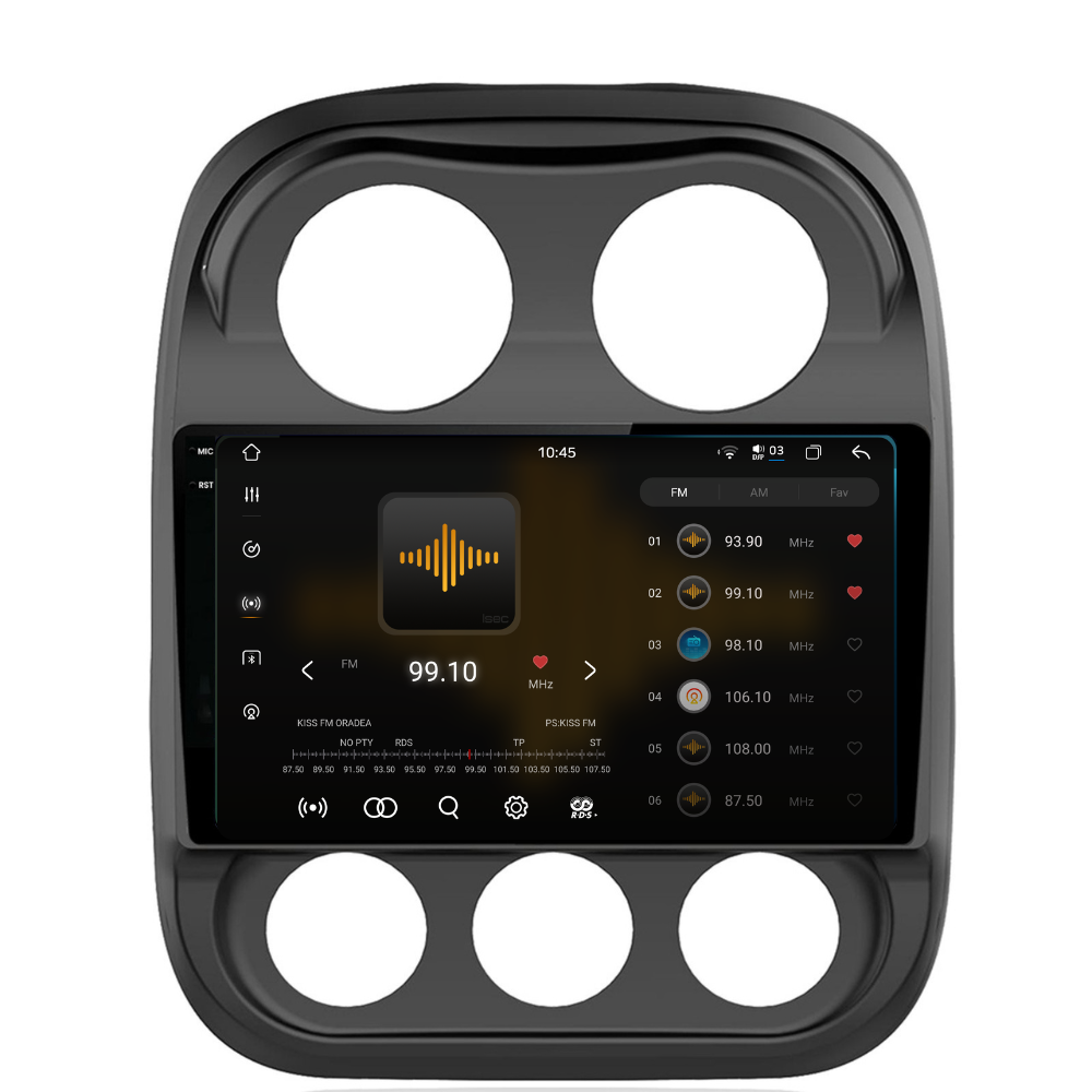 Navigatie Jeep Compass (2010-2016), Ecran 10 inch 2K, 12GB RAM 256GB, 8-core [2]