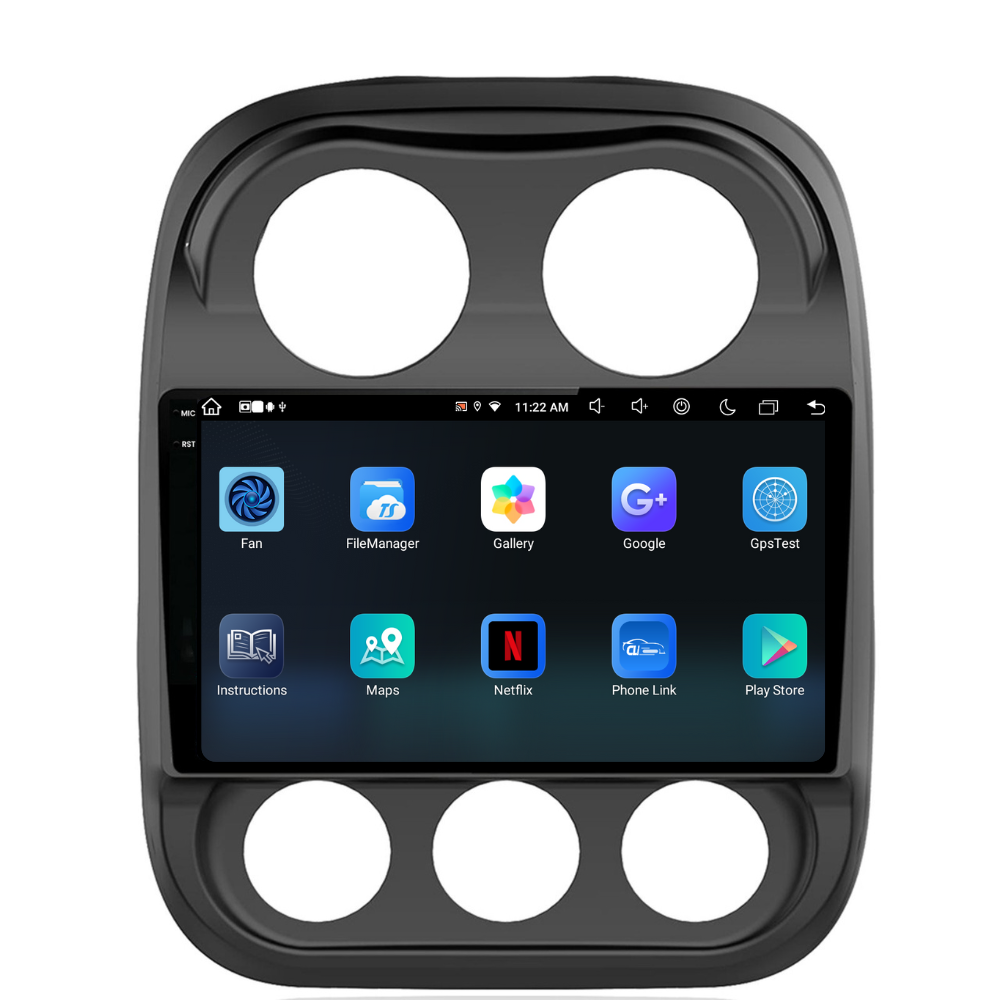 Navigatie Jeep Compass (2010-2016), Ecran 10 inch, 8GB RAM 256GB, 8-core [5]