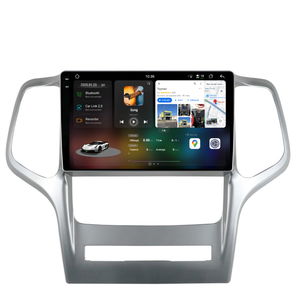 Navigatie Jeep Grand Cherokee (2010-2014), Ecran 9 inch 2K, 12GB RAM 256GB, 8-core [1]