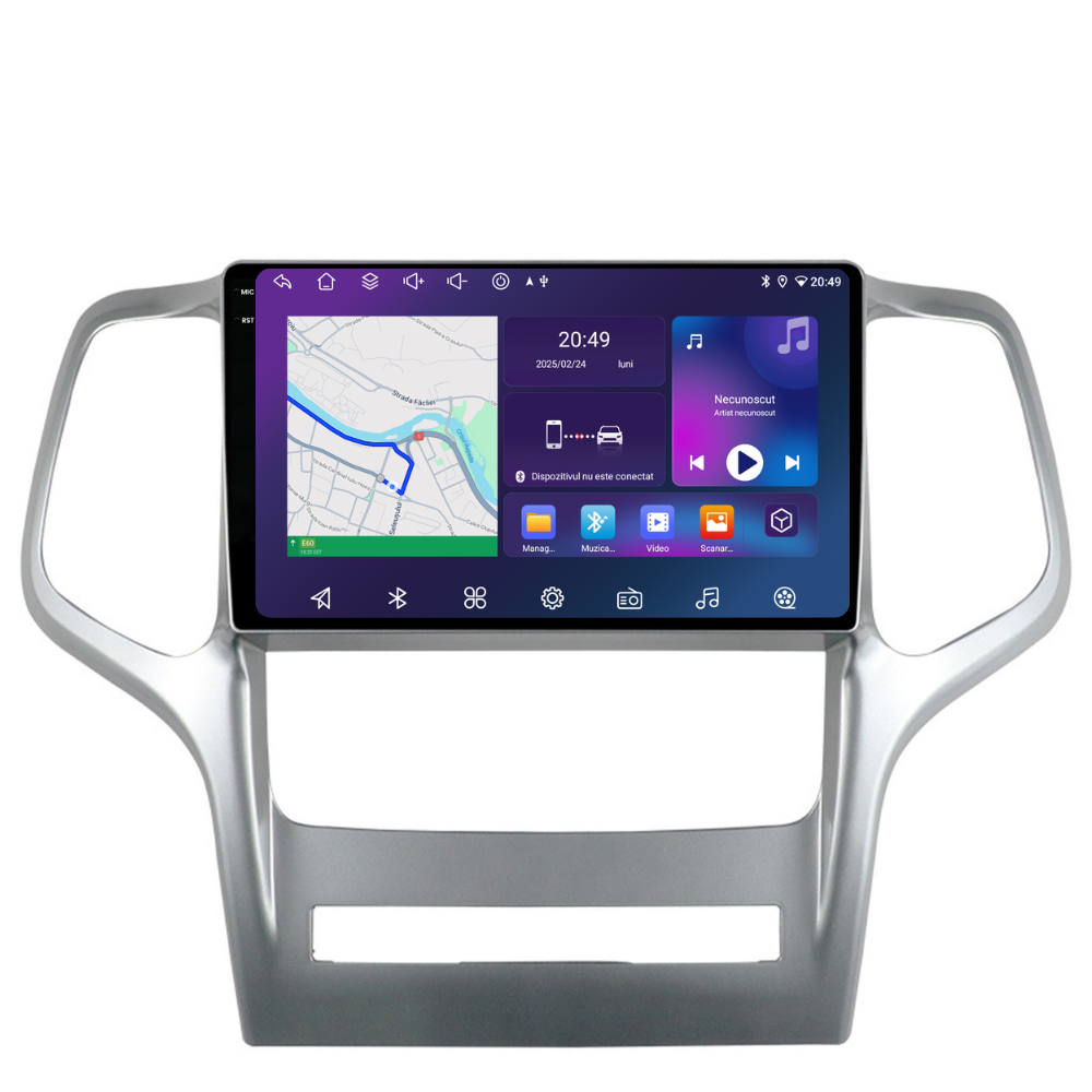 Navigatie Jeep Grand Cherokee (2010-2014), Ecran 9 inch, 6GB RAM 128GB, 8-core [1]