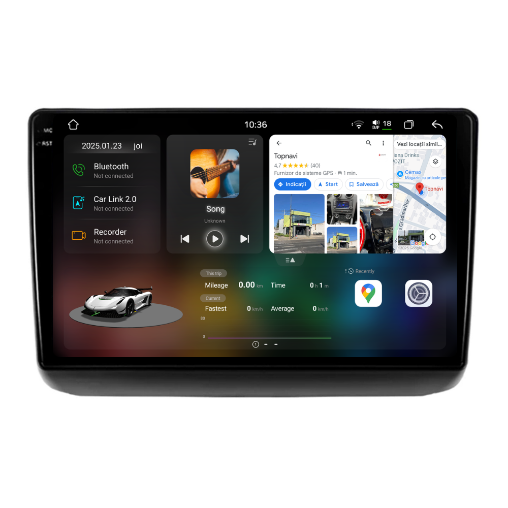 Navigatie Jeep Grand Cherokee (2014-2021), Ecran 9 inch 2K, 12GB RAM 256GB, 8-core [1]