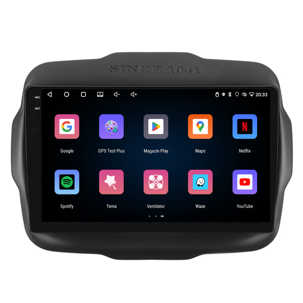 Navigatie Jeep Renegade (2016-2020), Ecran 9 inch, 2GB RAM 32GB [3]