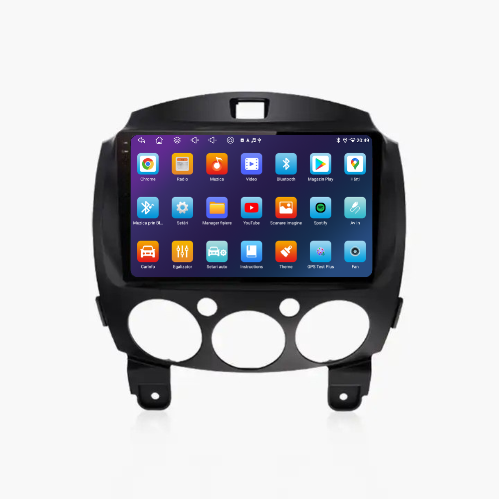 Navigatie Mazda 2 (2007-2014), Ecran 9 inch, 6GB RAM 128GB, 8-core [2]