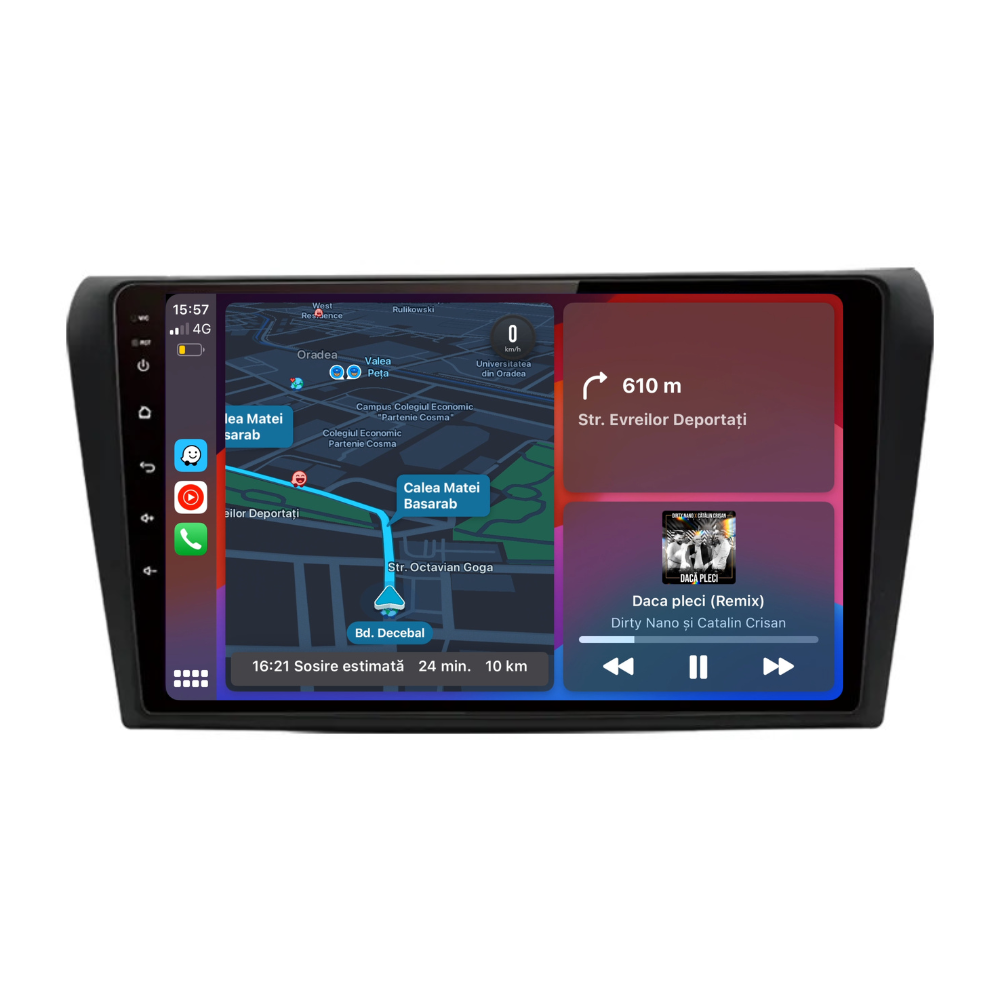 Navigatie Mazda 3 (2004-2008), Ecran 9 inch, 1GB RAM 32GB [1]