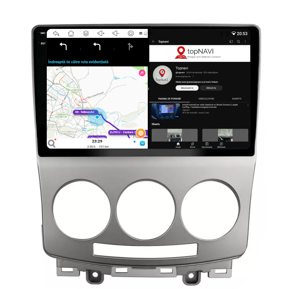 Navigatie Mazda 5 (2005-2010), Ecran 2K, 4GB 64GB, 8-core [5]