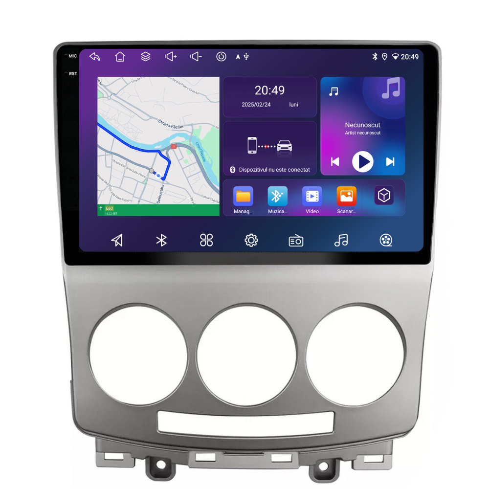 Navigatie Mazda 5 (2005-2010), Ecran 9 inch, 4GB 64GB, 8-core [5]