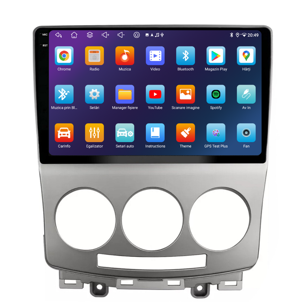 Navigatie Mazda 5 (2005-2010), Ecran 9 inch, 6GB 128GB, 8-core [4]