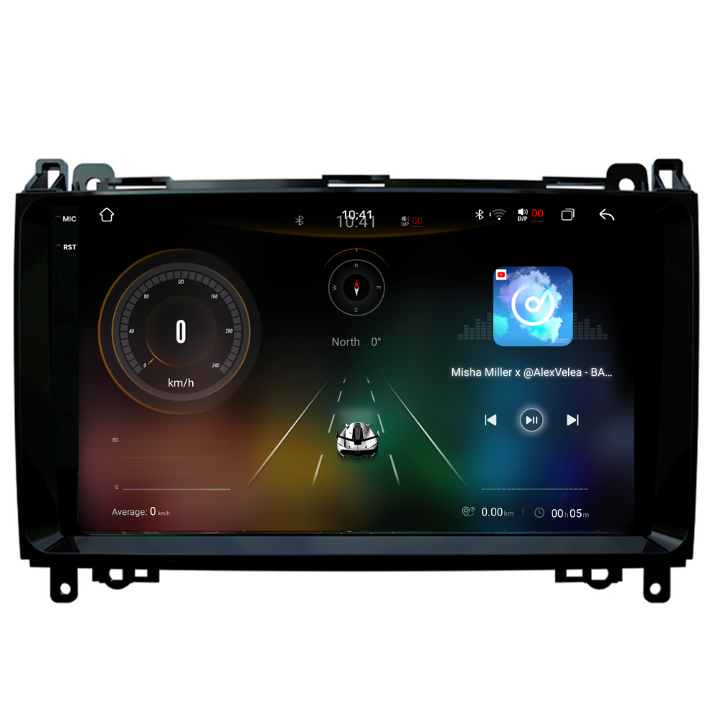 Navigație Mercedes A-Class W168 W169 (1997-2012), Android, Ecran 9 inch 2K, 12GB RAM 256GB, 8-core [2]