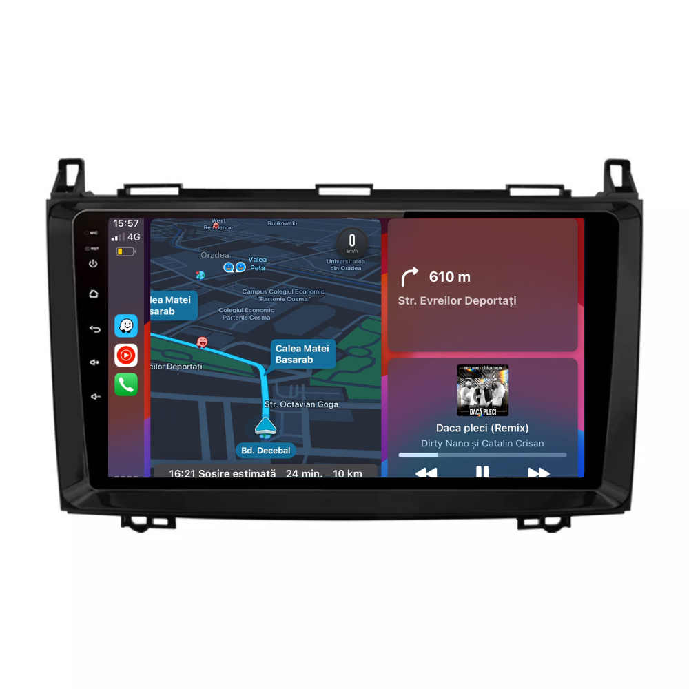 Navigatie Mercedes B-Class W245 (2004-2012), Android, Ecran 9 inch, 1GB RAM 32GB [1]
