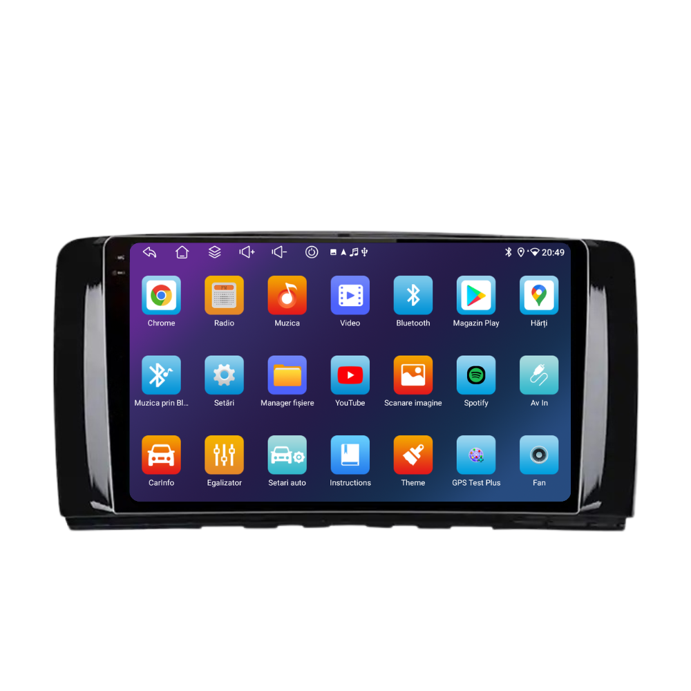 Navigatie Mercedes Benz R-Class W251 (2005-2014), Android, Ecran 9 inch, 6GB RAM 128GB, 8-core [4]