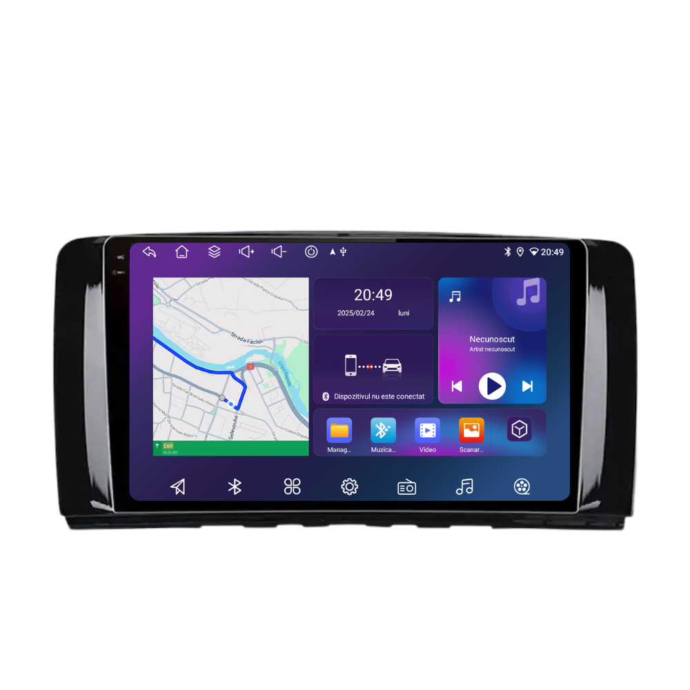 Navigatie Mercedes Benz R-Class W251 (2005-2014), Android, Ecran 9 inch, 6GB RAM 128GB, 8-core [1]
