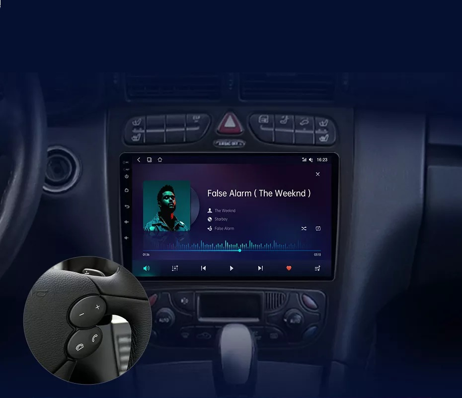 Navigație Mercedes C-Class w203 (2000-2005), Android, Ecran 9 inch, 1GB RAM 32GB [6]