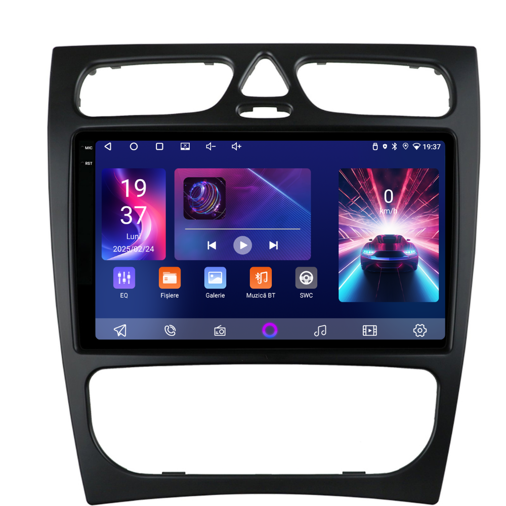 Navigație Mercedes C-Class w203 (2000-2005), Android, Ecran 9 inch, 2GB RAM 32GB [3]