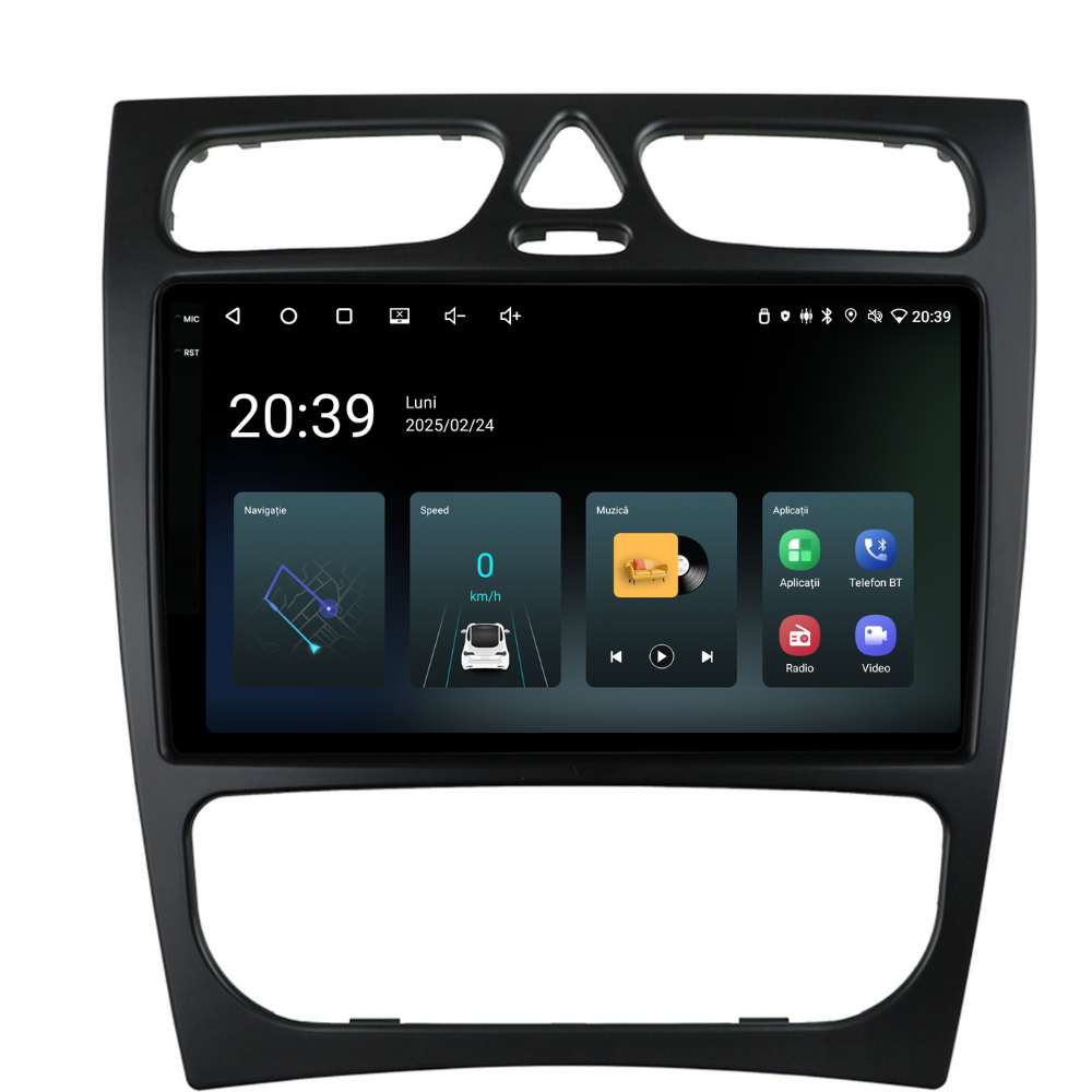 Navigație Mercedes C-Class w203 (2000-2005), Android, Ecran 9 inch, 2GB RAM 32GB [4]