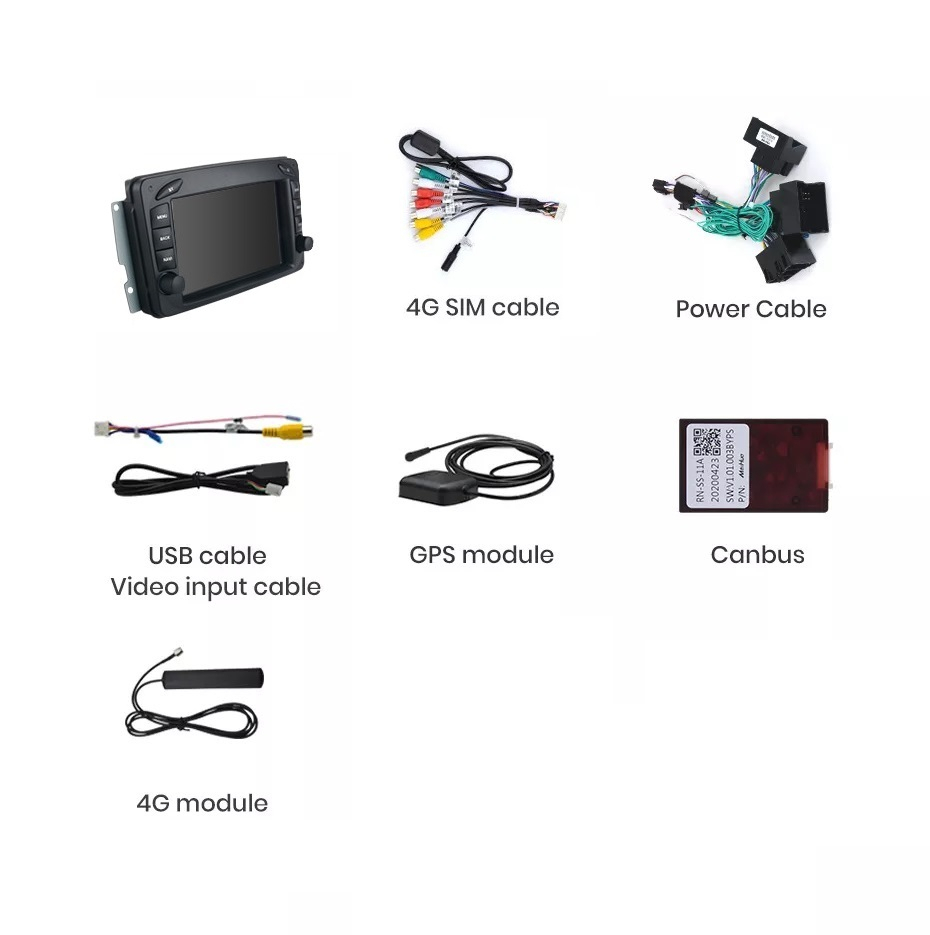Navigatie Mercedes C-class w203 (2000-2005), Android, Ecran 9 inch, 4GB RAM 64GB, 8-core [5]