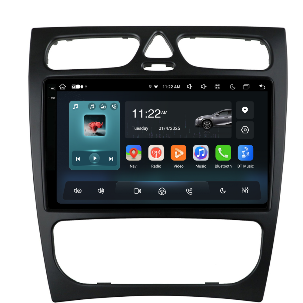 Navigație Mercedes C-Class w203 (2000-2005), Android, Ecran 9 inch, 8GB RAM 256GB, 8-core [6]