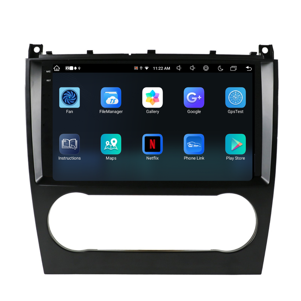 Navigație Mercedes C-Class w203 (2005-2009), Android, Ecran 2K, 4GB RAM 64GB, 8-core [11]