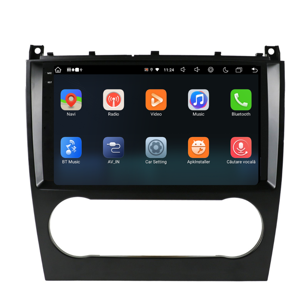 Navigație Mercedes C-Class w203 (2005-2009), Android, Ecran 2K, 8GB RAM 256GB, 8-core [9]