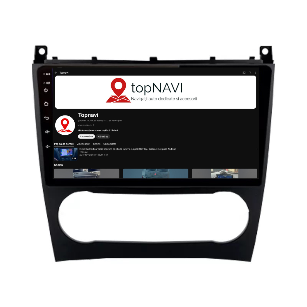 Navigatie Mercedes C class w203 (2005-2009), Android, Ecran 9 inch, 1GB RAM 32GB [2]