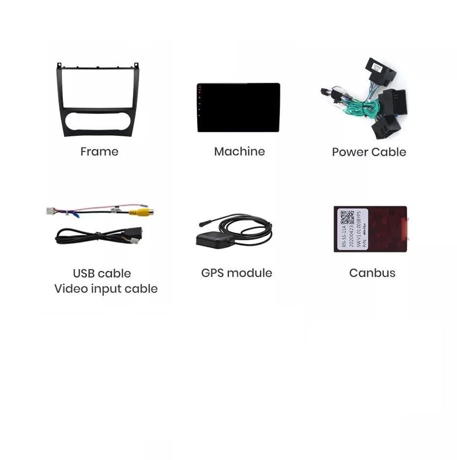 Navigatie Mercedes C class w203 (2005-2009), Android, Ecran 9 inch, 1GB RAM 32GB [8]