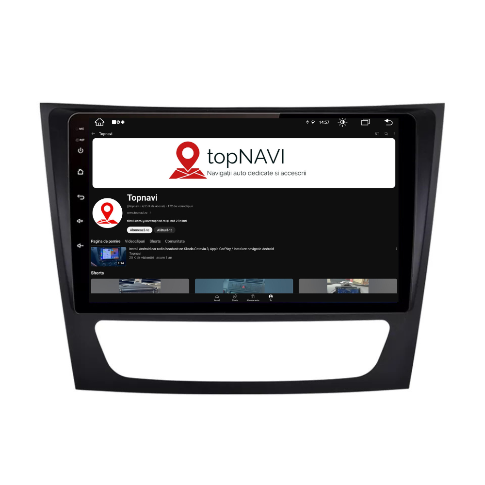 Navigație Mercedes E-Class w211 (2002-2009), Android, Ecran 9 inch, 1GB RAM 32GB [2]