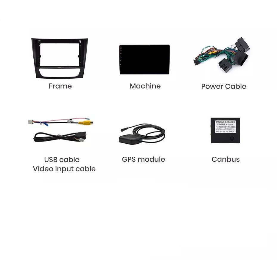 Navigație Mercedes E-Class w211 (2002-2009), Android, Ecran 9 inch, 2GB RAM 32GB [7]