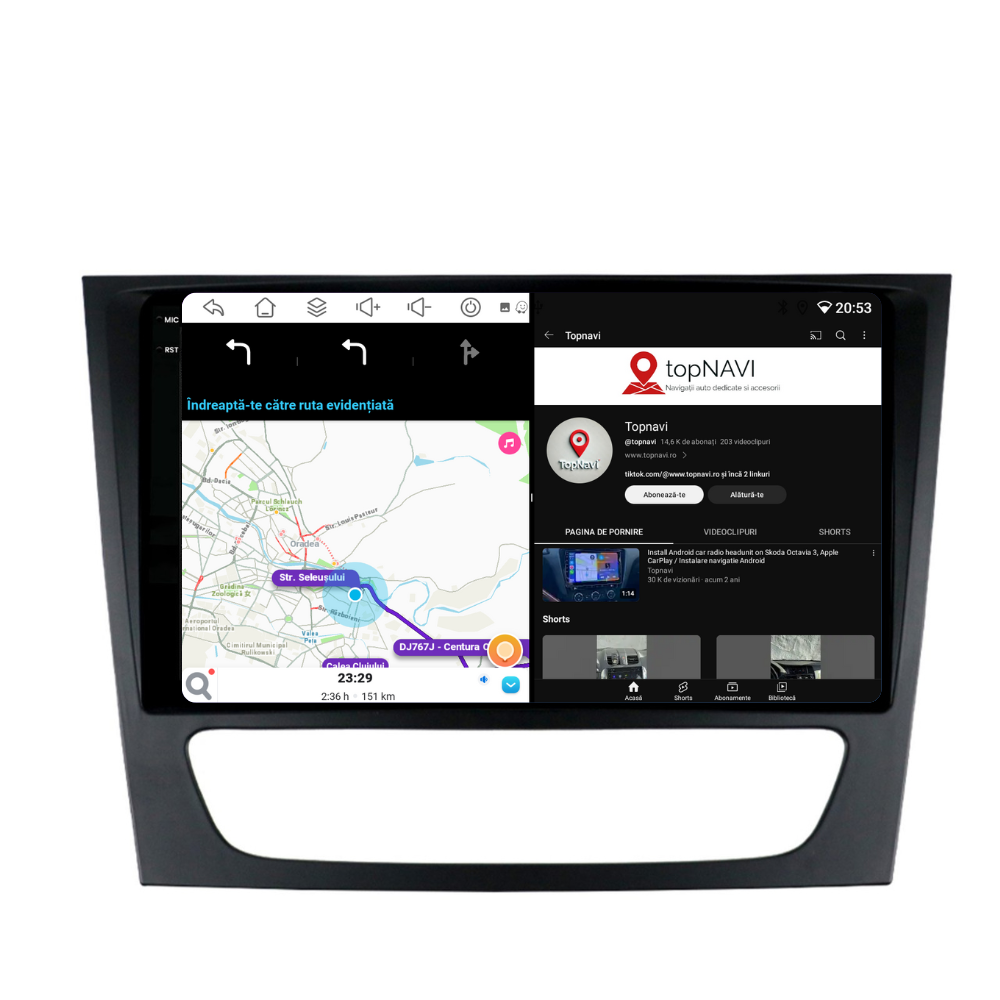 Navigație Mercedes E-Class w211 (2002-2009), Android, Ecran 9 inch, 6GB RAM 128GB, 8-core [5]