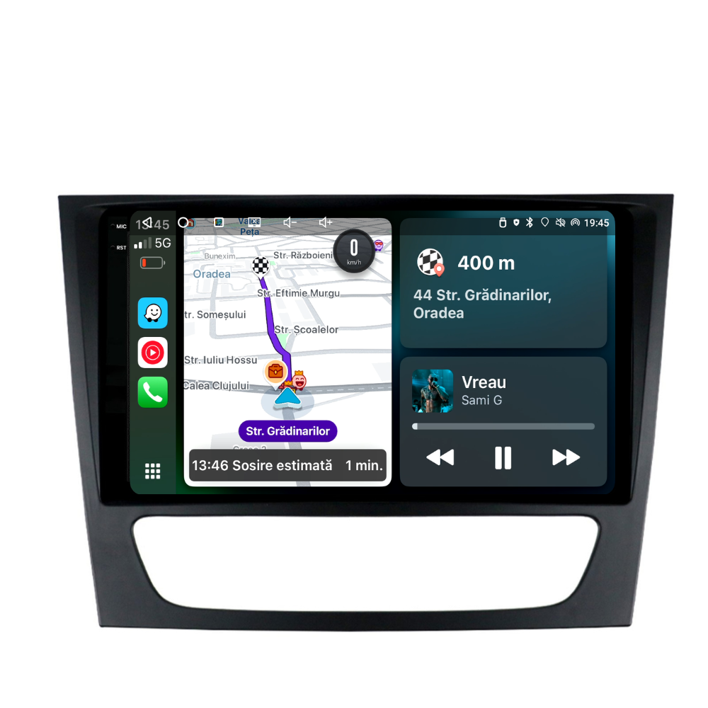 Navigație Mercedes E-Class w211 (2002-2009), Android, Ecran 9 inch, 6GB RAM 128GB, 8-core [2]