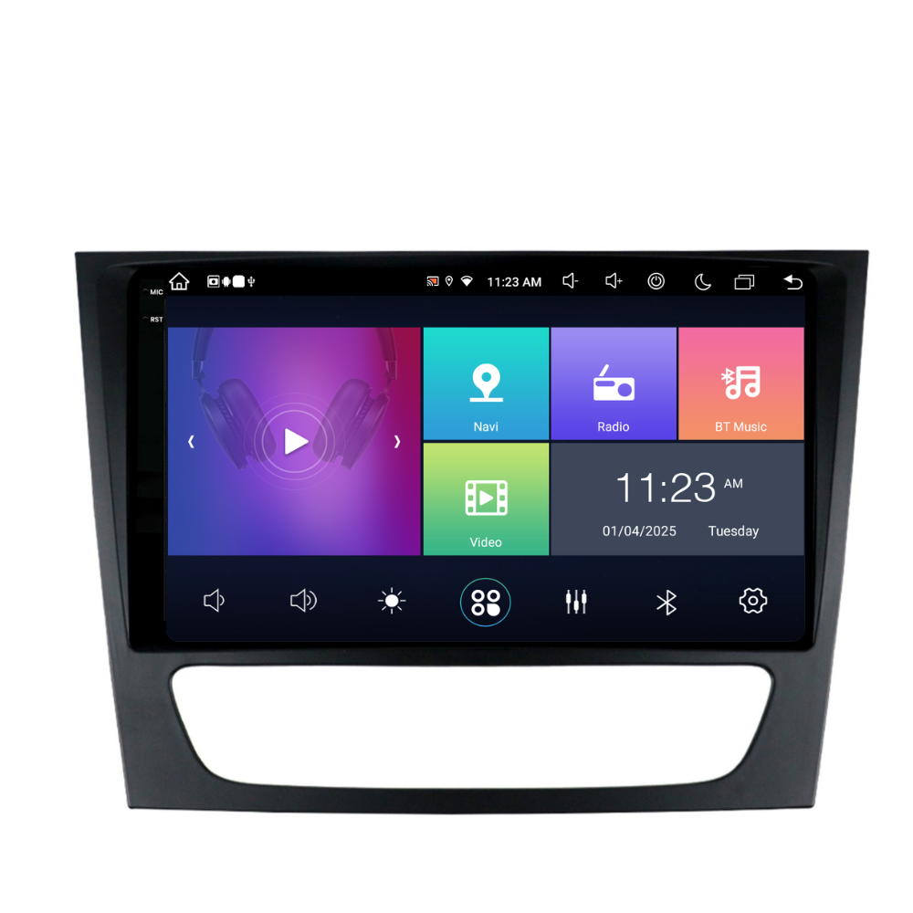 Navigație Mercedes E-Class w211 (2002-2009), Android, Ecran 9 inch, 8GB RAM 256GB, 8-core [5]