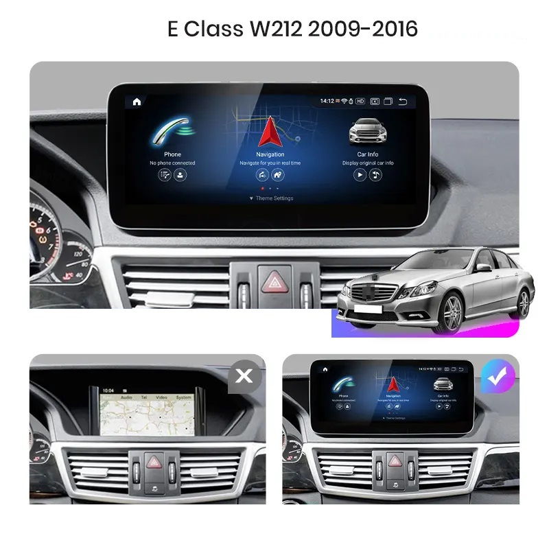 Navigatie Mercedes E-class w212 (2009-2012), Android, ecran 10.25 inch, 8GB RAM 256GB, NTG 4.0 [6]