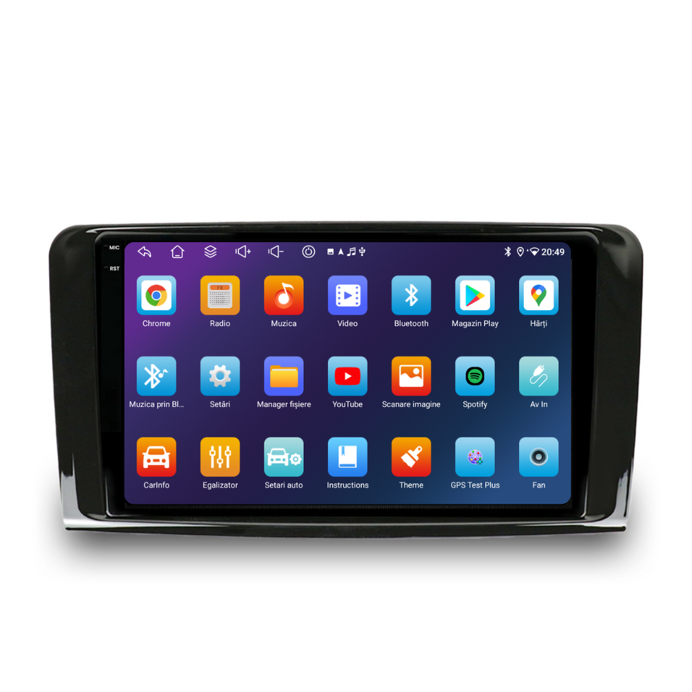 Navigatie Mercedes ML W164 (2005-2012), Android, Ecran 9 inch, 4GB RAM 64GB, 8-core [3]