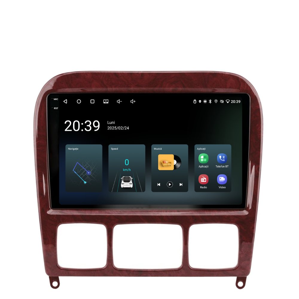 Navigație Mercedes S-Class W220 (1998-2005), Android, Ecran 9 inch, 2GB RAM 32GB [4]