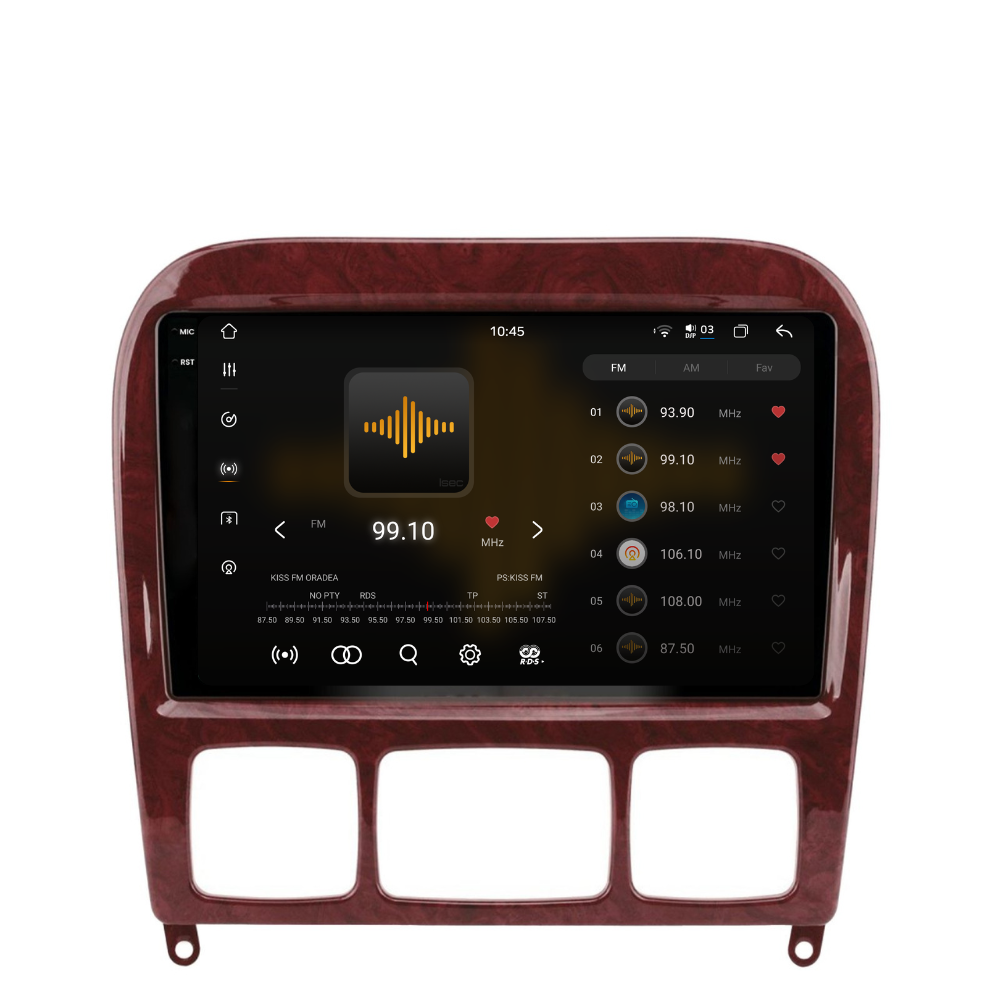 Navigatie Mercedes S-Class W220 (1998-2005), Android, Ecran 9 inch 2K, 12GB RAM 256GB, 8-core [2]