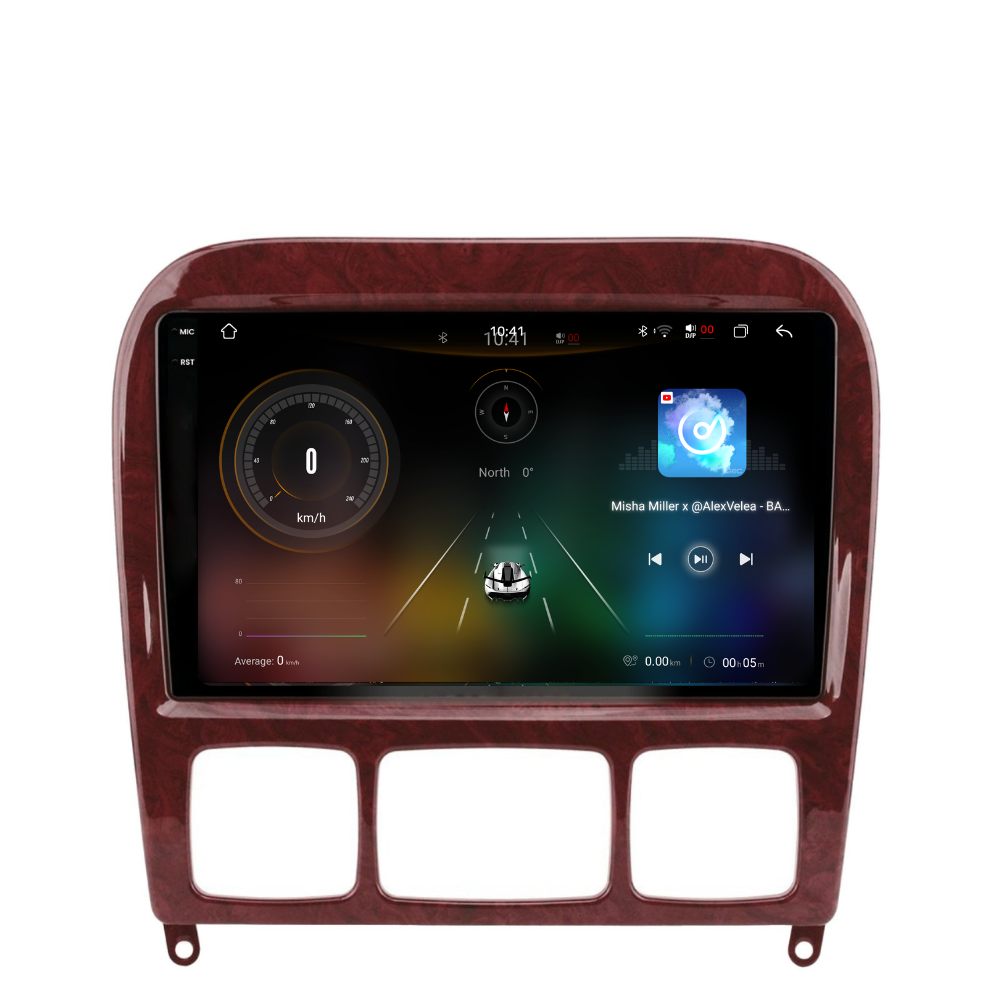 Navigatie Mercedes S-Class W220 (1998-2005), Android, Ecran 9 inch 2K, 12GB RAM 256GB, 8-core [3]