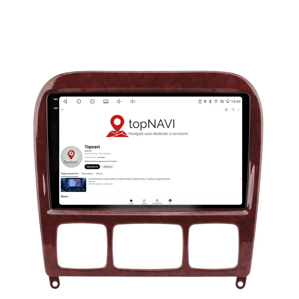 Navigație Mercedes S-Class W220 (1998-2005), Android, Ecran 9 inch, 4GB RAM 64GB, 4-core [5]